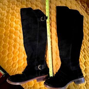 Kensie “Stella” over-the-knee sz 8.5 black suede boots